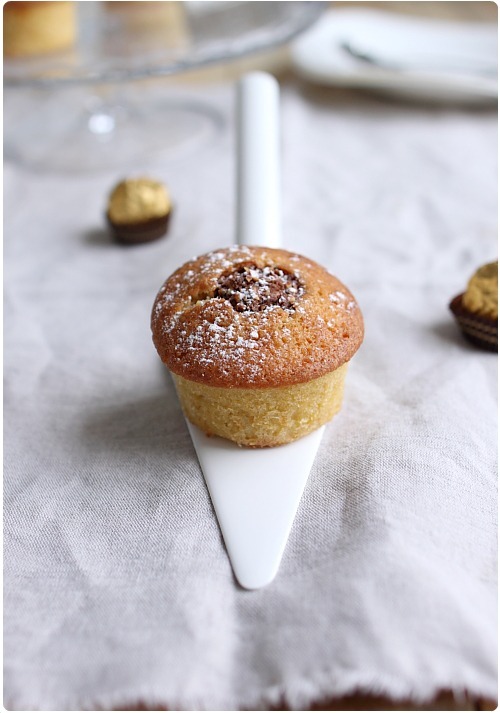 Muffins coeur Ferrero Rocher