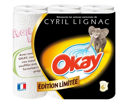 Les astuces du chef Lignac dans nos cuisines avec les Essuie tout Okay