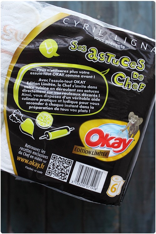 Les astuces du chef Lignac dans nos cuisines avec les Essuie tout Okay