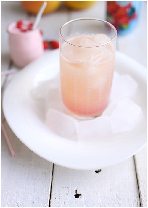 Grapefruit cooler (cocktail sans alcool) - chefNini