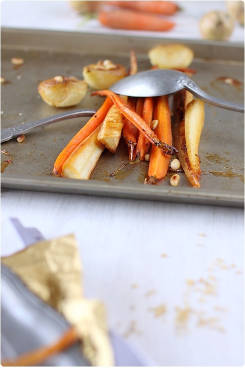Panais et carottes râpés, sauce légère au citron et au miel - Oclico